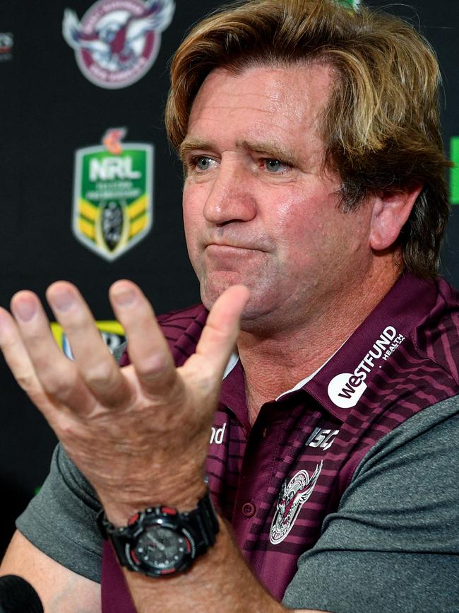 Hasler will have a hold over Manly’s recruitment deals. (AAP Image/Brendan Esposito)