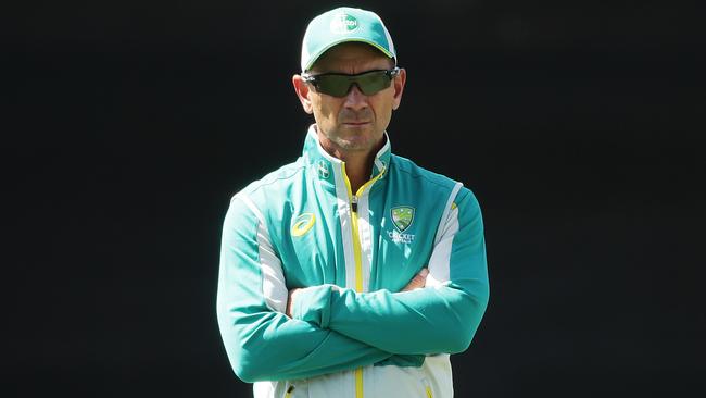 Justin Langer’s coaching record was not as great as some remember. Picture: Mark Metcalfe/Getty Images