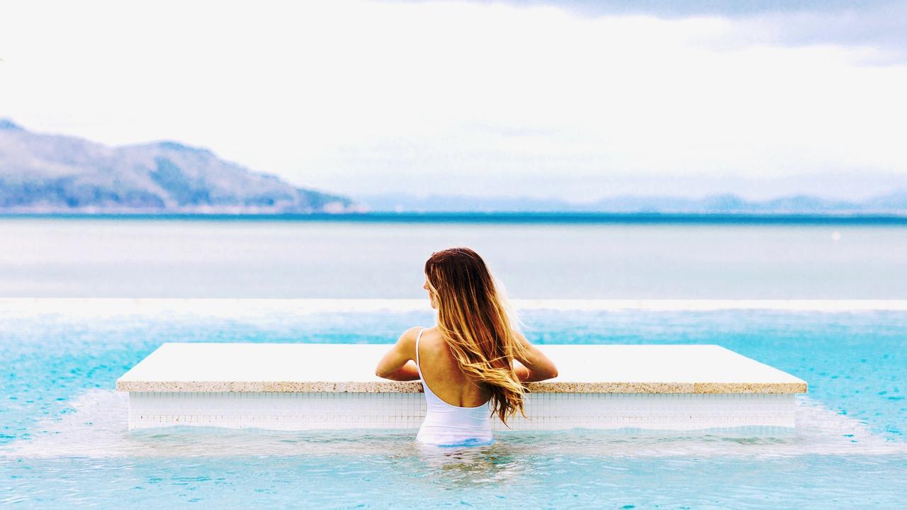 The Infinity Pool gives uninterrupted views of the Whitsundays. Picture: Will Salkeld Photography