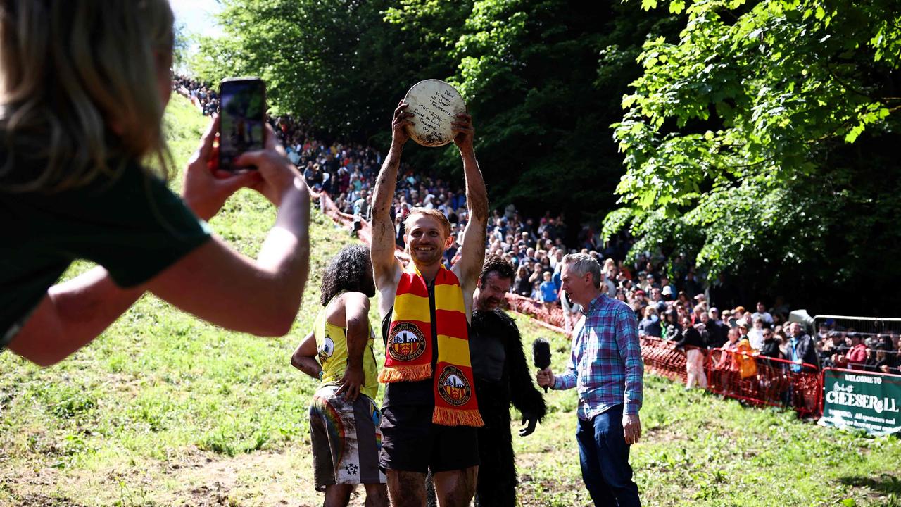 Straight to the pool room! Picture: Henry Nichols/AFP