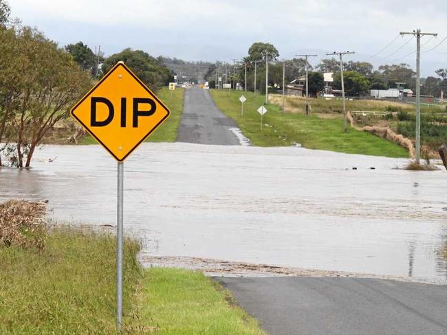 Cox Bridge underwater in 2011's flood event (Photo: File)