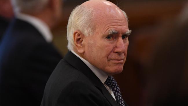 Former prime minister John Howard. Picture: AAP Image/David Moir