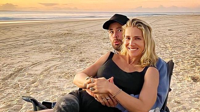 Chris Hemsworth and Elsa Pataky, during holidays at Rainbow Beach. Picture: Instagram