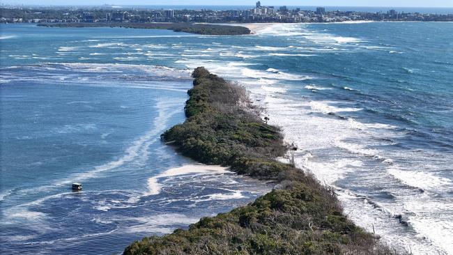 The northern part of Bribie Island. Picture: Shane T Reynolds