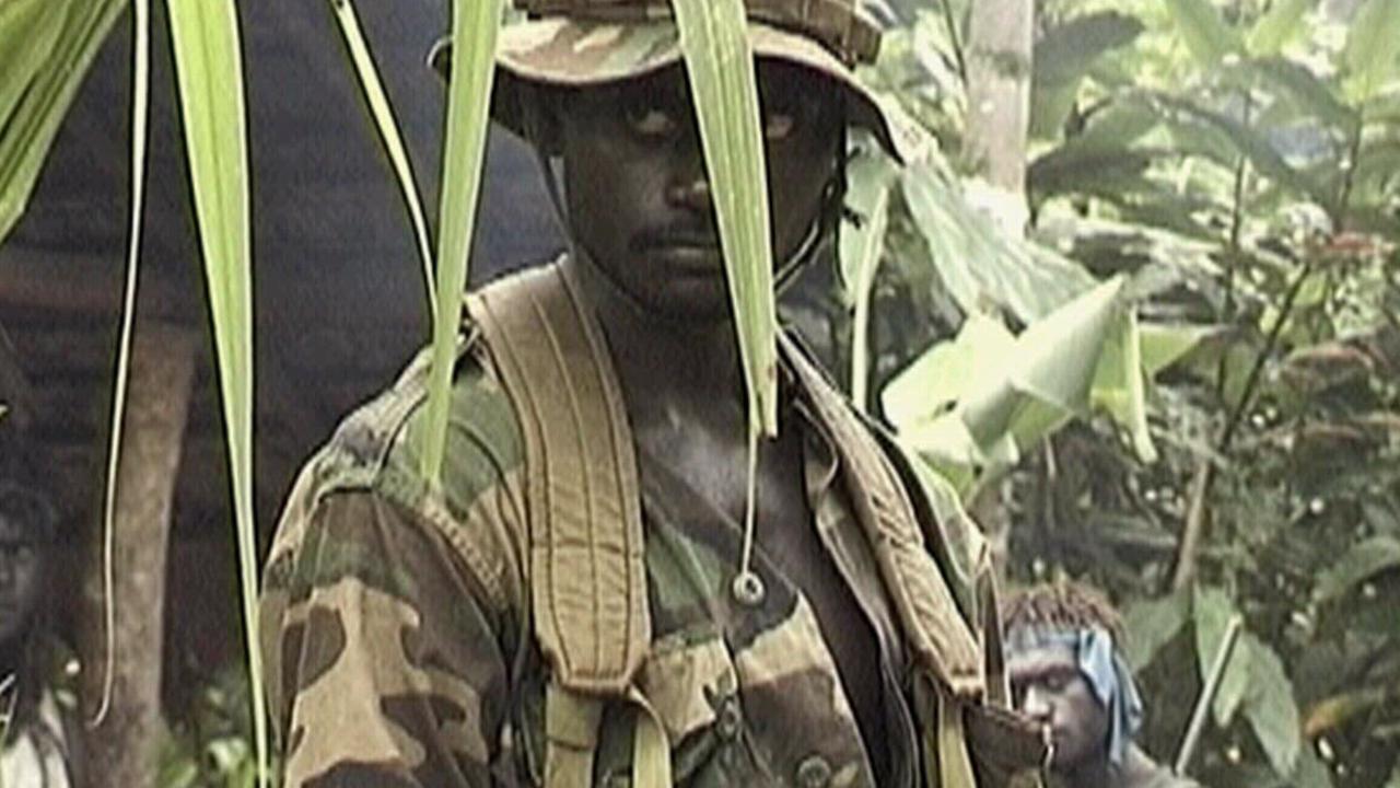 A Bougainville Revolutionary Army soldier in 1997. The bloody conflict in Bougainville killed up to 20,000 people. Picture: Wayne Coles-Janess