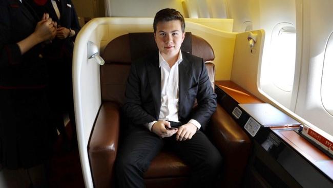 Brisbane’s Zac George, 17, has become a frequent flyer points guru.