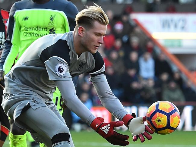 Liverpool's German goalkeeper Loris Karius.