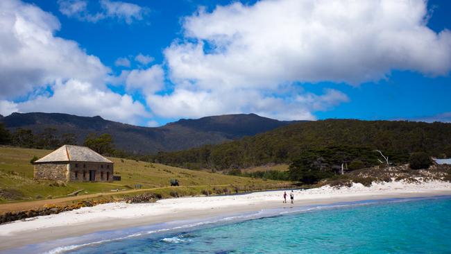 Commissariat store on the Maria Island trek.