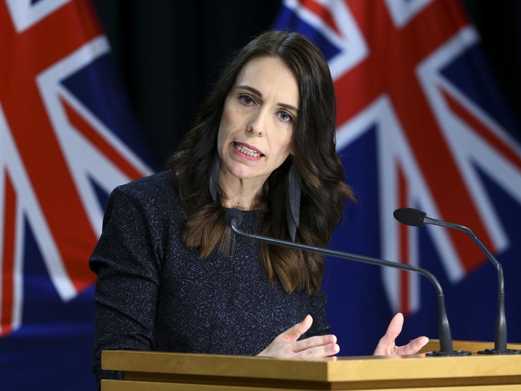 New Zealand Prime Minister Jacinda Ardern announced she and her entire ministry would take a 20 per cent pay cut. Picture: Hagen Hopkins/Getty Images