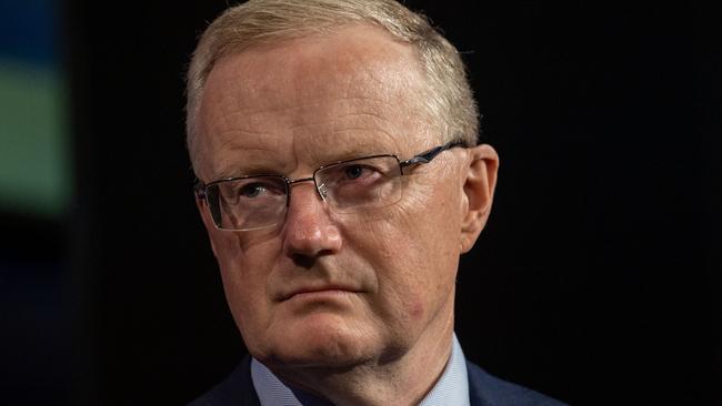 SYDNEY, AUSTRALIA - NewsWire Photos APRIL 05, 2023: RBA Governor Philip Lowe addressed the National Press Club at a special event at the Fullerton Hotel in Sydney. Picture: NCA NewsWire / Gary Ramage