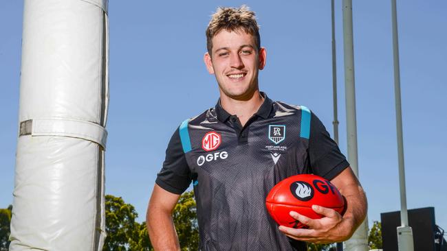 Zak Butters is set for a breakout season for Port Adelaide. Picture: Brenton Edwards