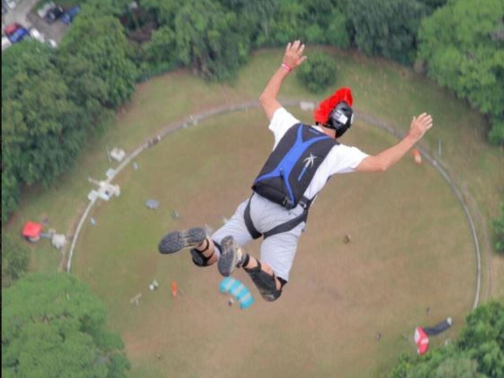 The retired engineer was reportedly a latecomer to the sport, but completed nearly 600 jumps before his death. Picture: Instagram/MarkAndrews