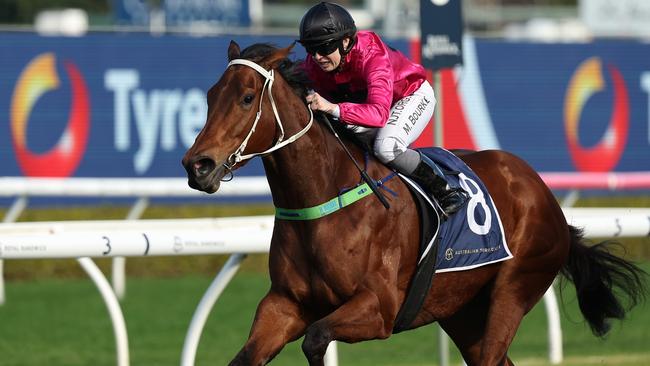 SYDNEY, AUSTRALIA - JULY 06: Molly Bourke riding One Destiny wins Race 6 Thank You ATC Members  during Sydney Racing at Royal Randwick Racecourse on July 06, 2024 in Sydney, Australia. (Photo by Jeremy Ng/Getty Images)