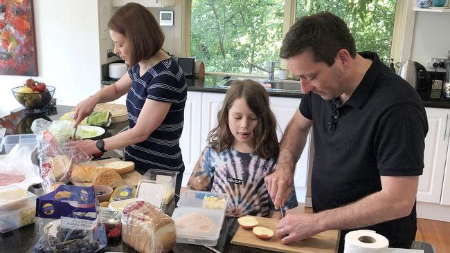 Guy announced $300m for free healthy school lunches. Picture: Ashley Argoon