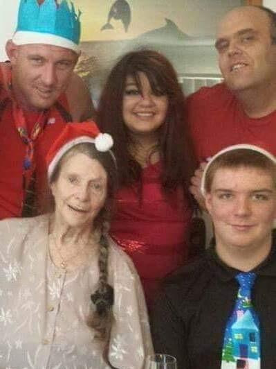 A Christmas 2013 photo of the Johnston family, the last taken before Helen Johnston died. Picture: Supplied