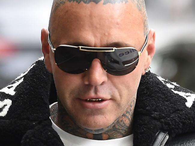 Former Bandido club enforcer Toby Mitchell. Picture: AAP Image/Joe Castro