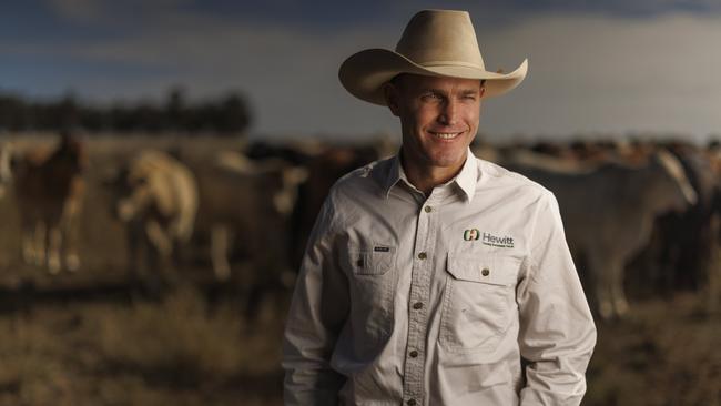 Hewitt Cattle Australia chief executive officer Mick Hewitt. Picture: Glenn Hunt