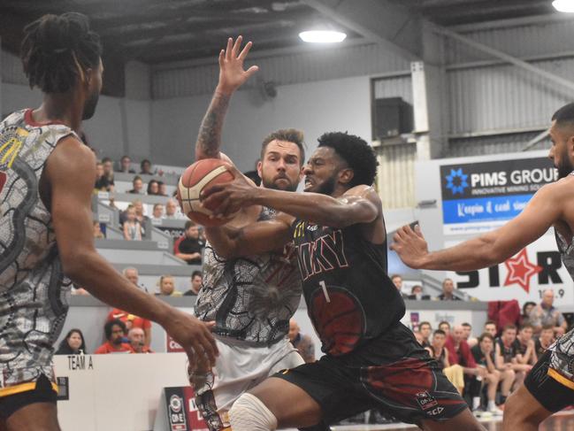 Jerron Jamerson has had an outstanding NBL1 North season for Mackay Meteors. Picture: Matthew Forrest