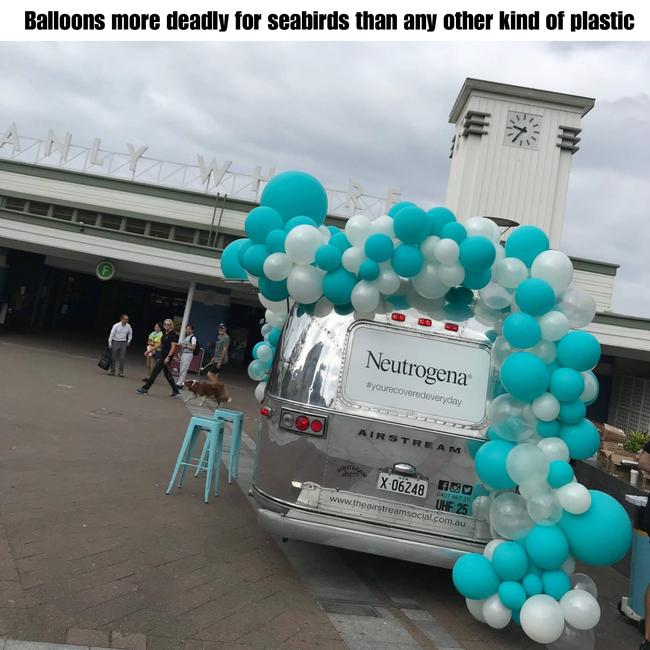 Northern Beaches Clean Up Crew post on social media about the use of balloons in the Northern Beaches LGA. Picture: Northern Beaches Clean Up Crew / Facebook