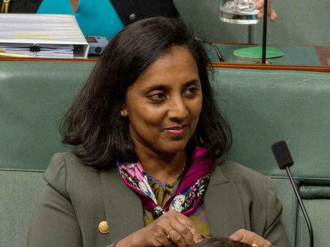 CANBERRA, AUSTRALIA - NewsWire Photos MARCH 21, 2023: Michelle Ananda-Rajah during Question Time in the House of Representatives in Parliament House in Canberra.Picture: NCA NewsWire / Gary Ramage