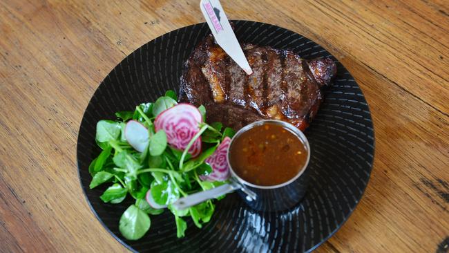 It’s a knockout: the scotch fillet with pepper sauce on side is as good as a steak dinner gets Connolly