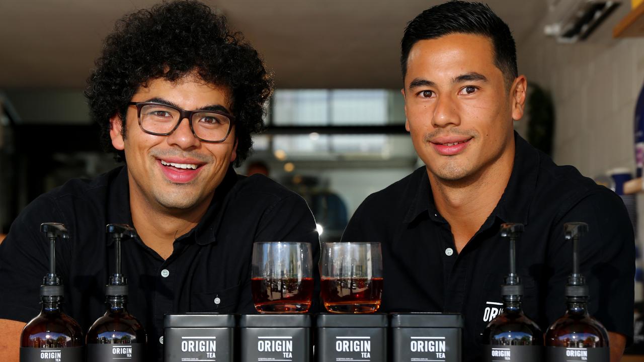 Brothers Lawrence and Chris Seaton from Origin Tea. Picture: David Clark