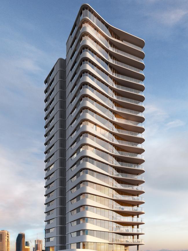 The 28-storey Dawn tower by Mosaic Property Group