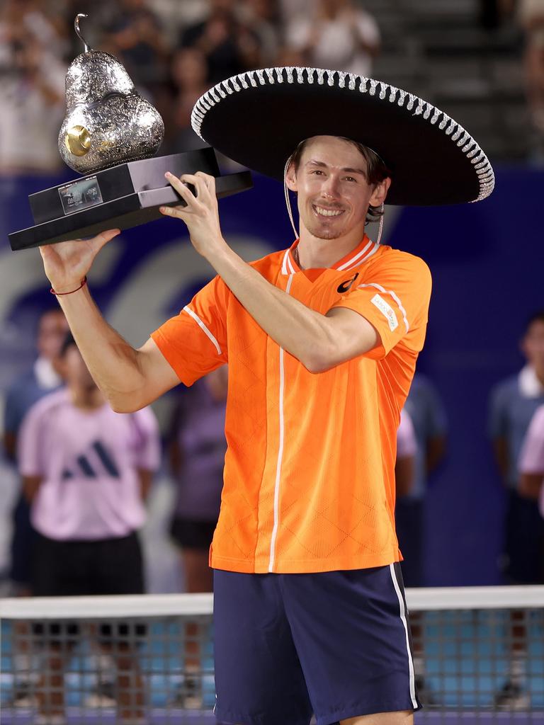 De Minaur won on Sunday. Photo by Matthew Stockman/Getty Images