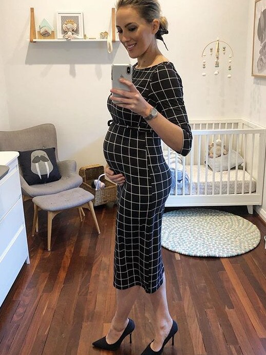 Kate Twigley is expecting her second child. Picture: Instagram