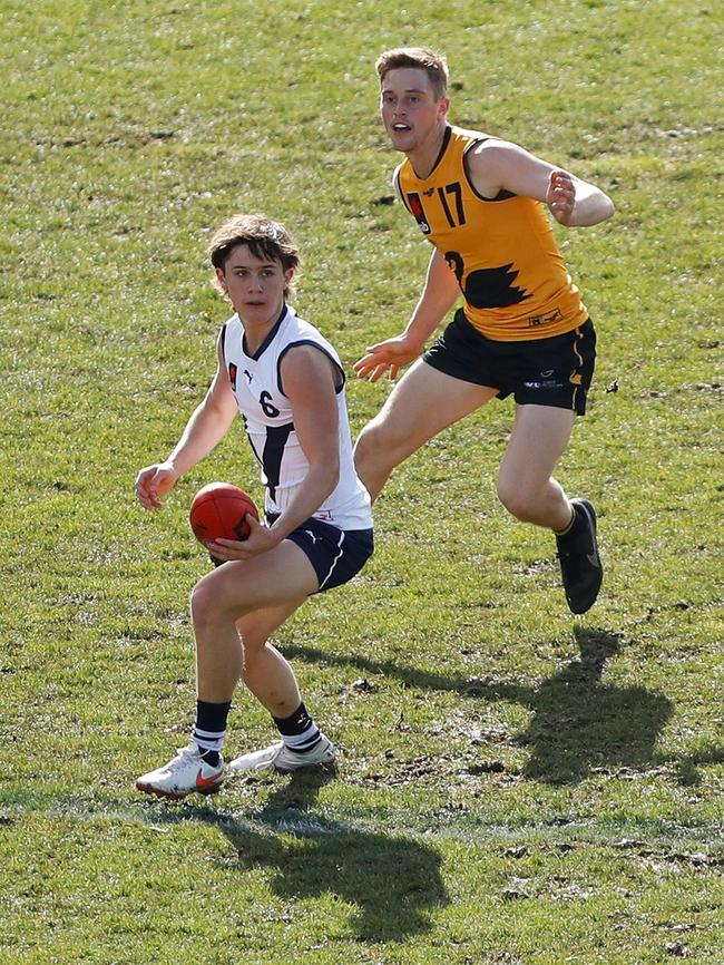 Echuca’s Noah Long represented Victorian Country this year. (Photo by Dylan Burns/AFL Photos via Getty Images)