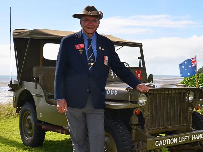 President of the National Servicemen’s Association of Australia (Qld) Inc Townsville and District Branch, Neville Hines. Picture: Natasha Emeck
