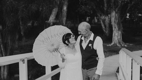 Audrey Thibault and her husband Steve Whiley.