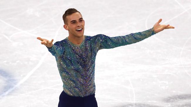 Adam Rippon competing. Picture: Getty Images