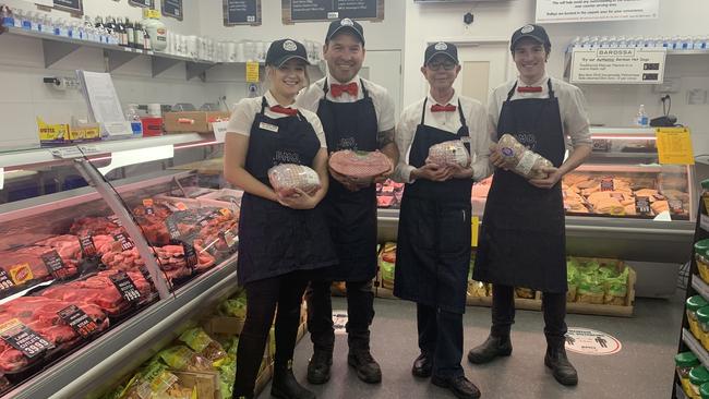 Baa Moo Oink's Sarah Gulliver, Mick Seaford, Audrey Bovaird and Kaine Parker. Picture: Paula Thompson