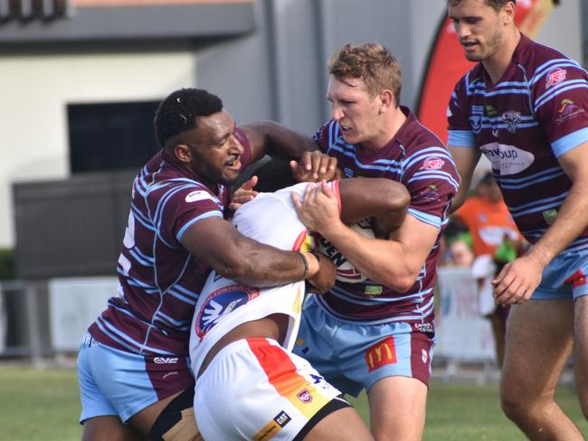 Round 2 of the Hostplus Cup, CQ Capras versus PNG Hunters, Rockhampton’s Browne Park, March 26, 2022.