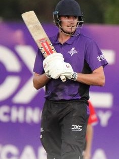 Josh Kann in action for Southern Storm in the Strike League. Picture: NT Cricket.