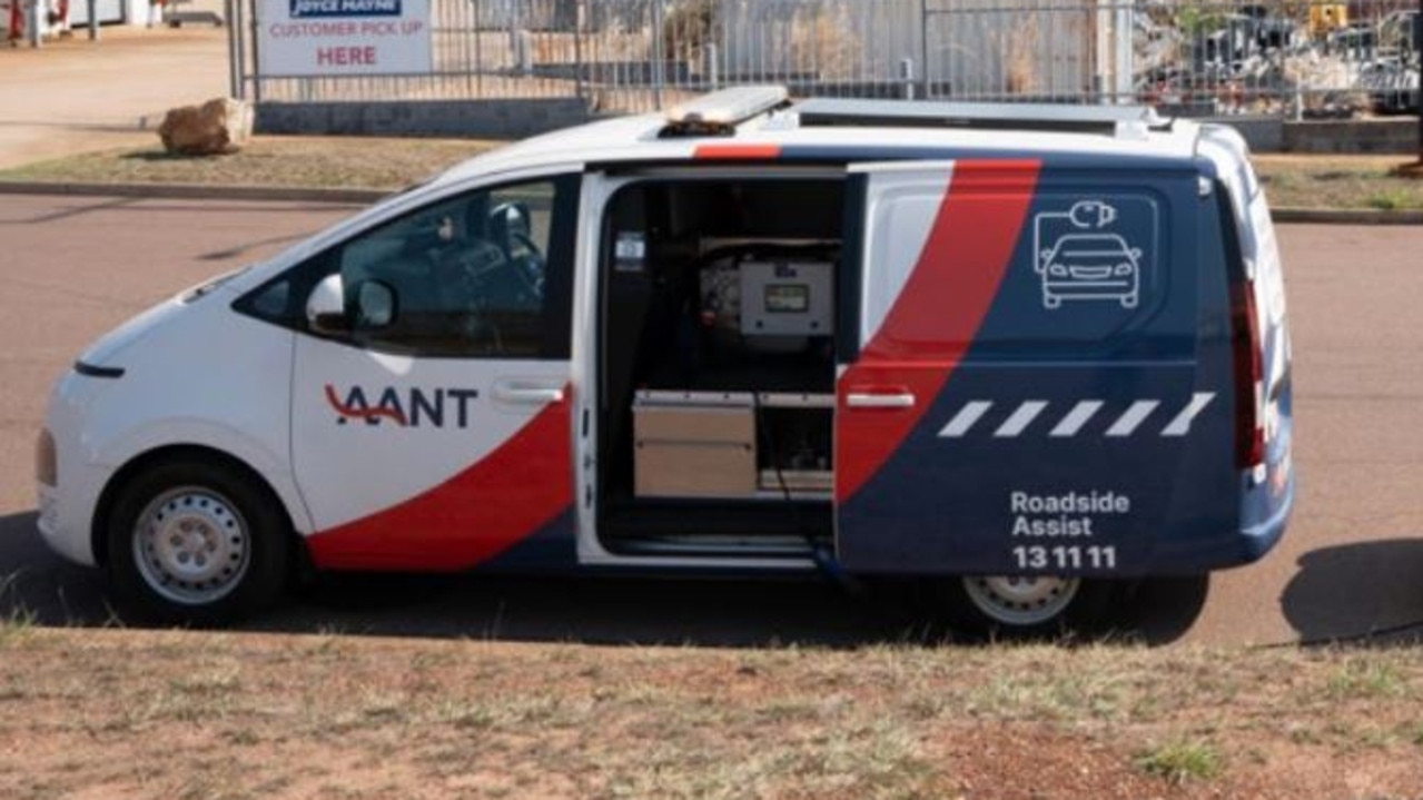 AANT's new Roadside Assistance mobile EV charging van. Picture: Supplied