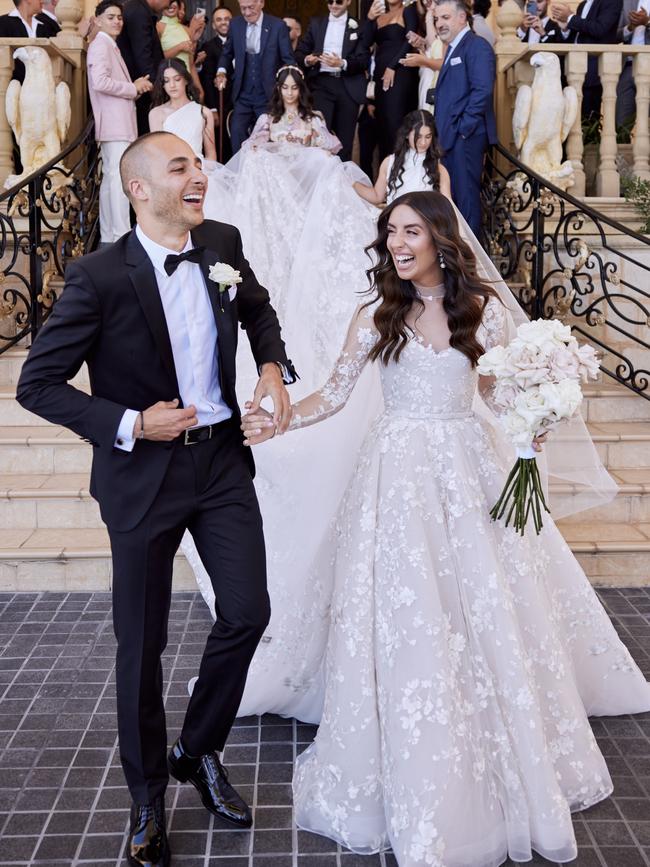 Aya Shahin and Bassam Safieddine tied the knot in a spectacular ceremony. Picture: Lost In Love Photography