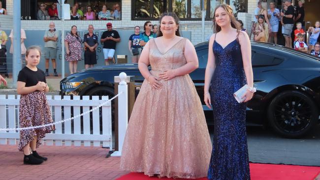 Students from Urangan State High School celebrating their formal.