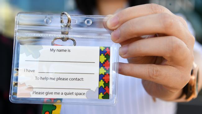 The new cards for people with autism and disabilities.