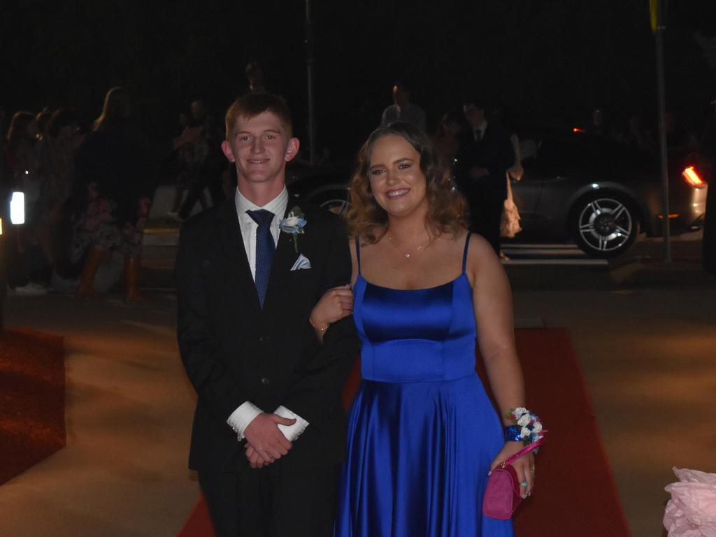 Will Saunders and Sophie Hart at Assumption College Warwick formal