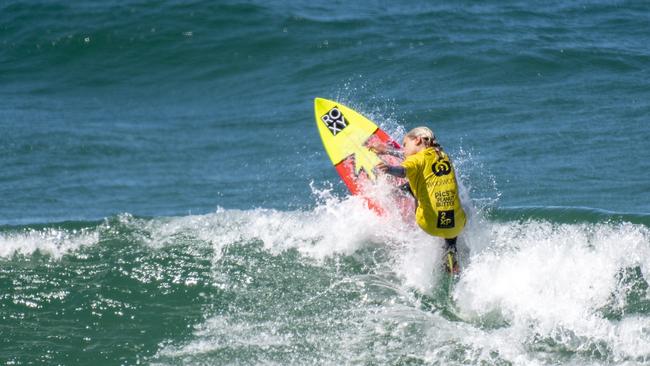 Byron Bay surfer Leihani Kaloha Zoric claimed her second title in as many days, taking out the Under-10 Girls division of the Woolworths Surfer Groms Competition at Coffs Harbour.