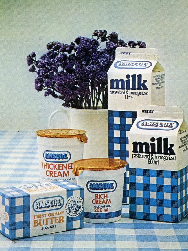 Amscol dairy products.