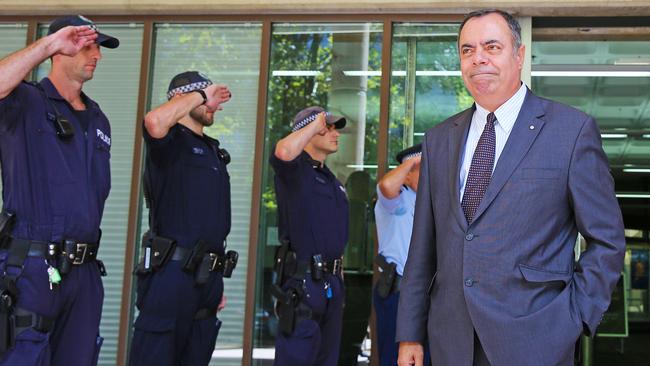 NSW Police Deputy Commissioner Nick Kaldas announces his retirement at Surry Hills Police Centre. Picture Craig Greenhill