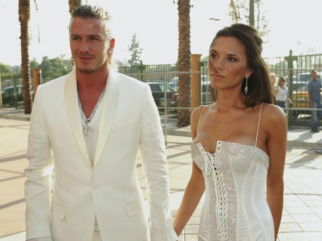David and Victoria Beckham in 2003, when their marriage was in crisis. Picture: Getty Images)
