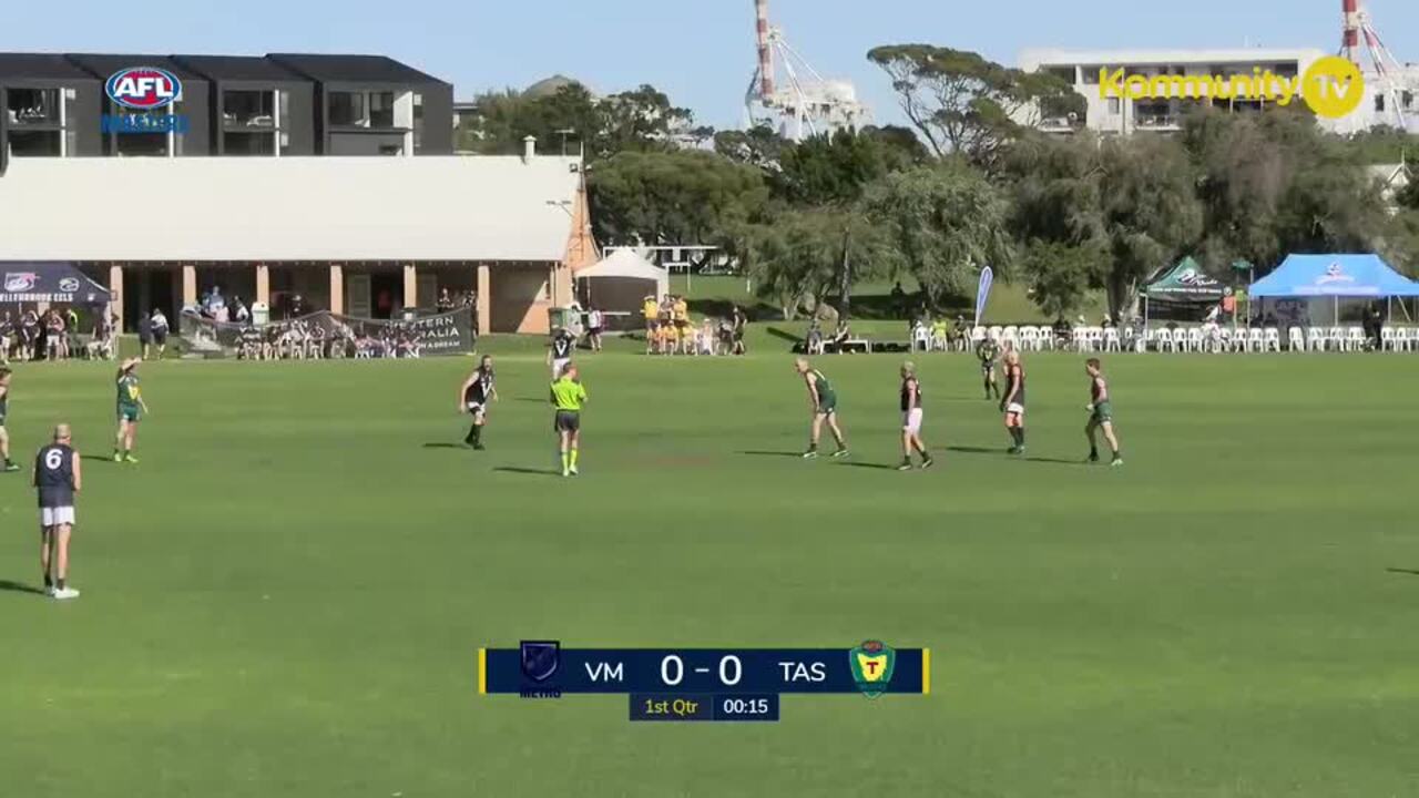 Replay: Victoria Metro v Tasmania (Men 55s Div 1) - 2024 AFL Masters National Carnival Day 2