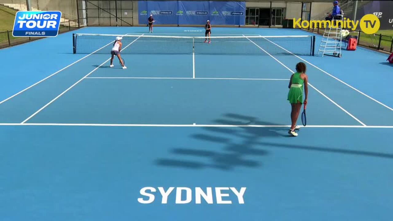 Replay: Joyce Sun/Aleksija Vujcic v Eadie Biggs/Kira Russell (U12 Girls Doubles) – 2024 Tennis Australia Junior Tour Masters U12, U14 Day 3