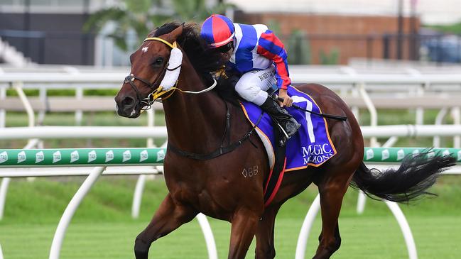 Soxagon winning The Buffering back in January. Picture: Trackside Photography