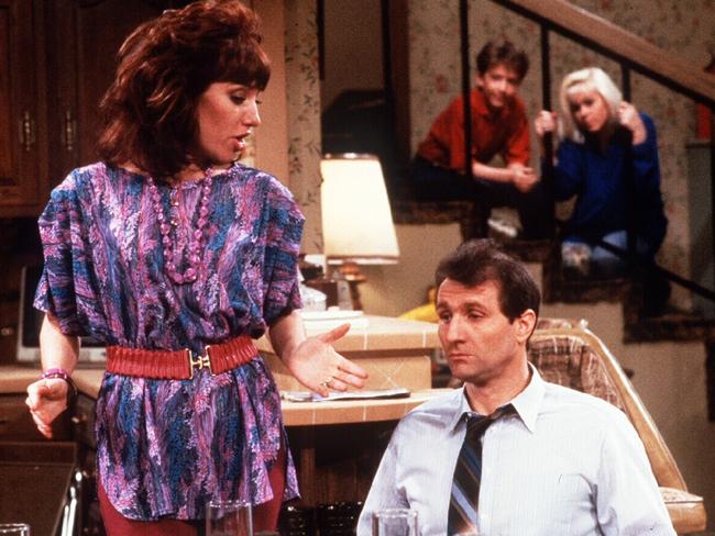 Katey Sagal (left) starred in TV show Married With Children. Picture: Supplied