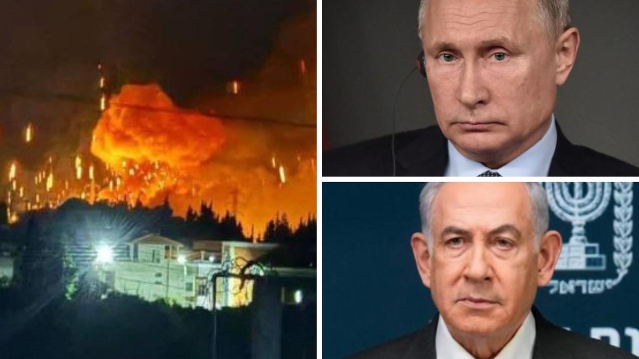 Fireball as Israel ‘attacks’ Russia air base